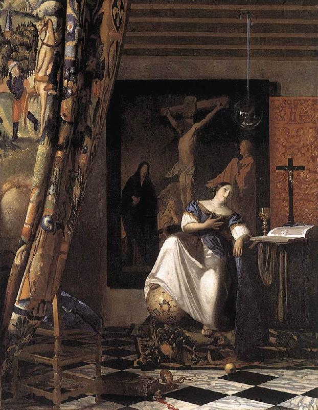 Jan Vermeer The Allegory of the Faith France oil painting art